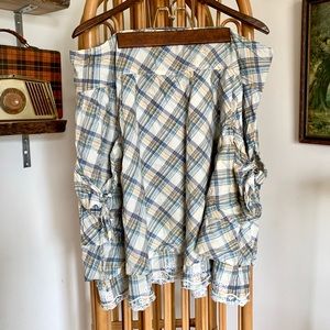 Lane Bryant Lace and Plaid Full Skirt